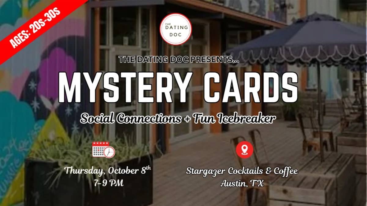 Mystery Cards Austin Singles Mixer (Ages: 20s-30s)
