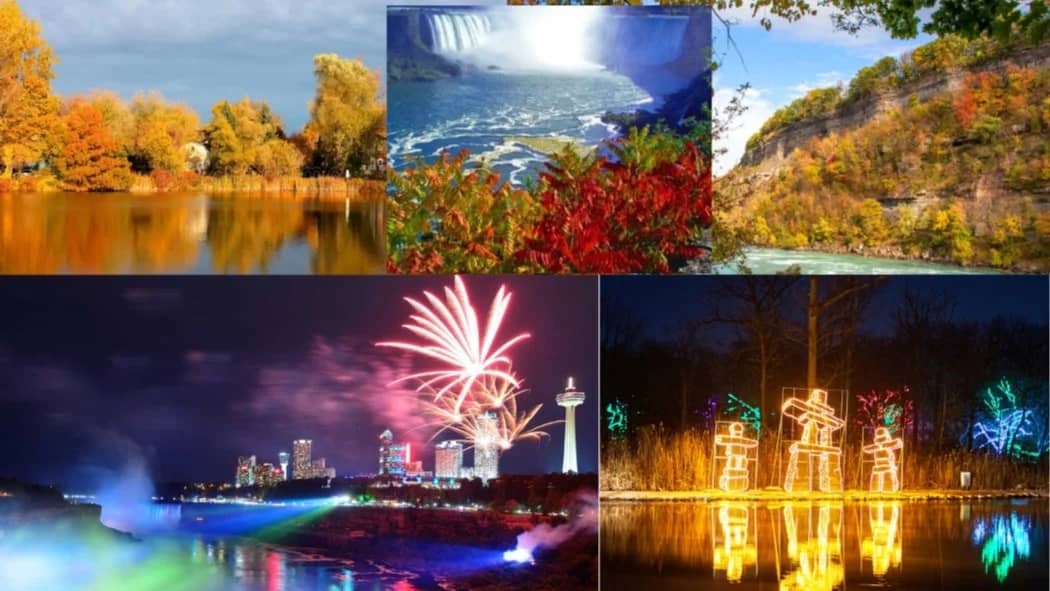 🍁🎄 Niagara Falls Fall Hiking Trip & Festival of Lights! 🌈