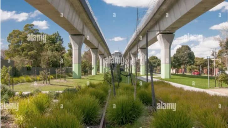 Bicycle Ride on the Djerring Trail from Noble Park Station to Melbourne