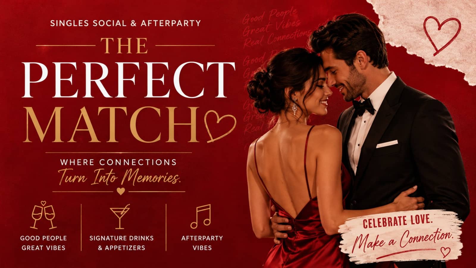 Find Your Perfect Match: Singles Social & Afterparty