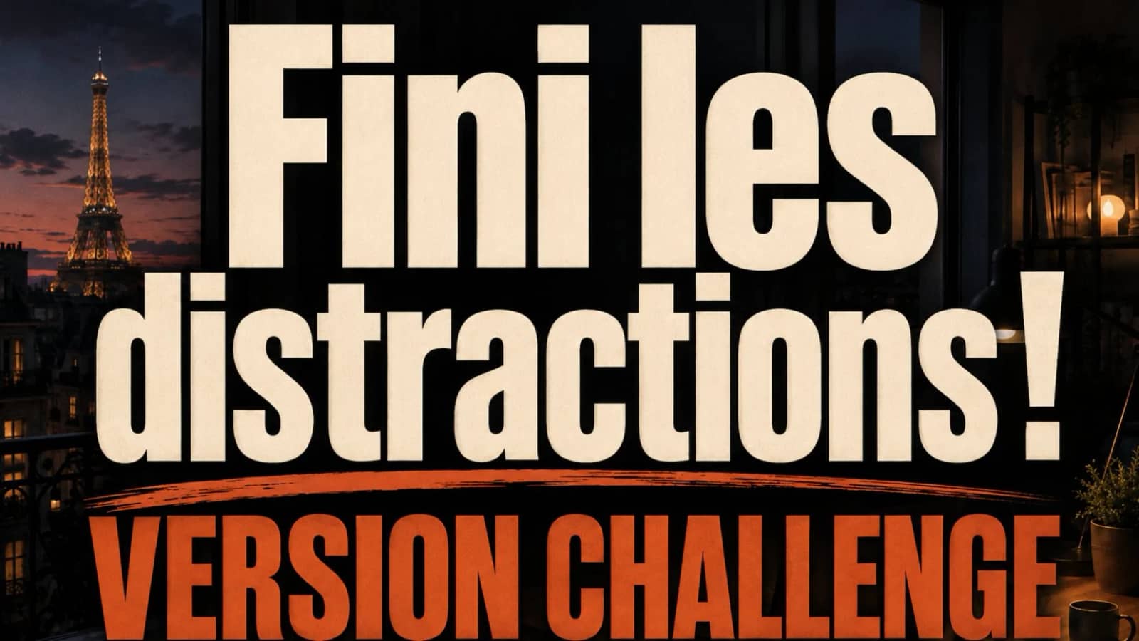 🔥 Fini les Distractions — Challenge | 3 € remboursés si vous passez à l’action