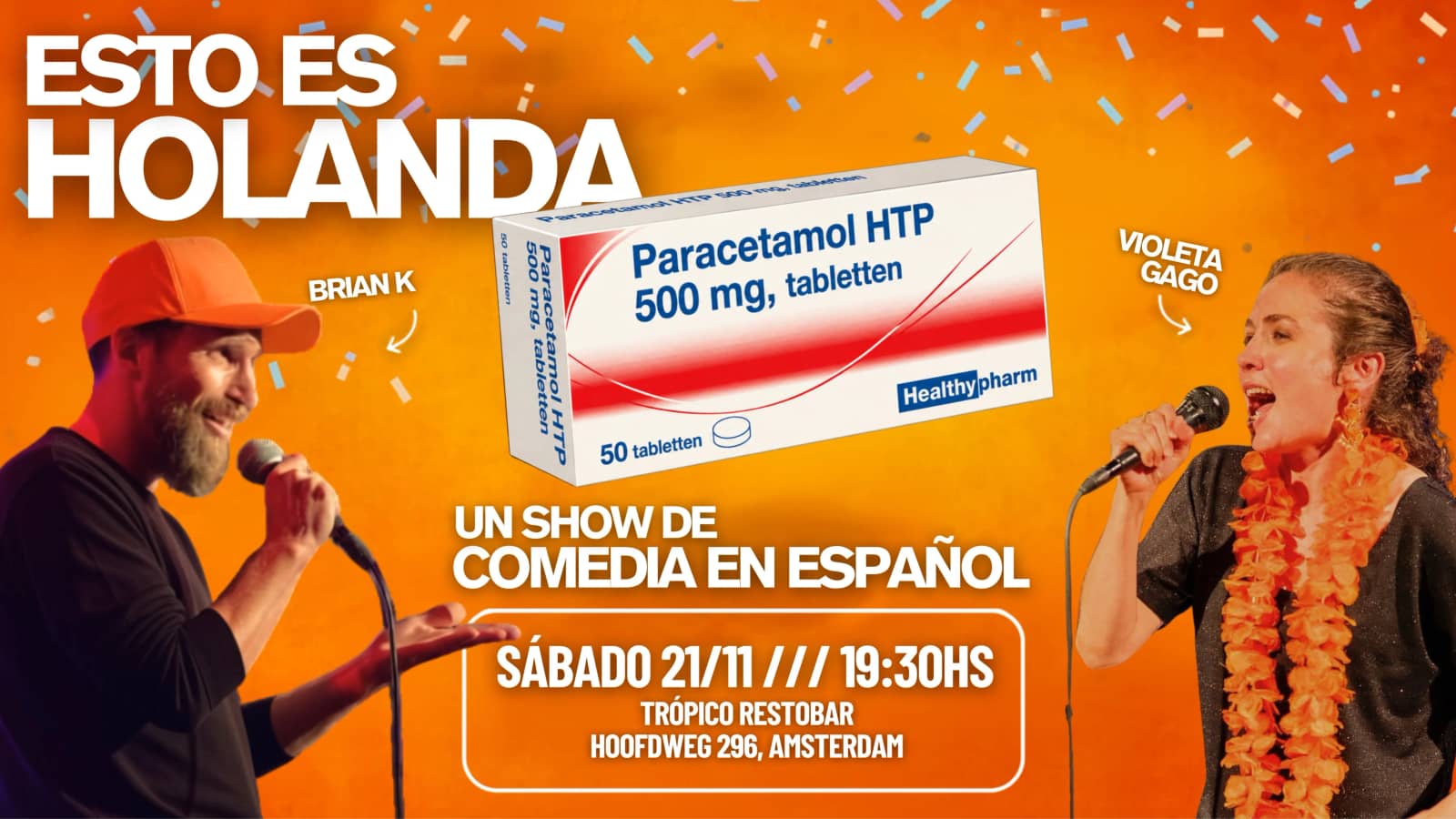 ESTO ES HOLANDA: comedia en español - ENTRADAS AGOTADAS