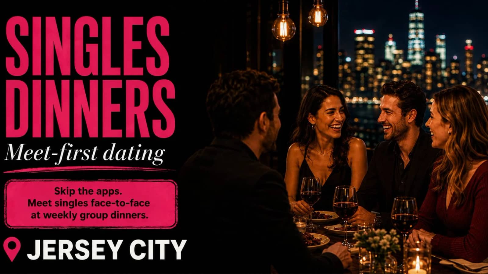 Singles Dinner [RSVP on LetsBunch.com Required]