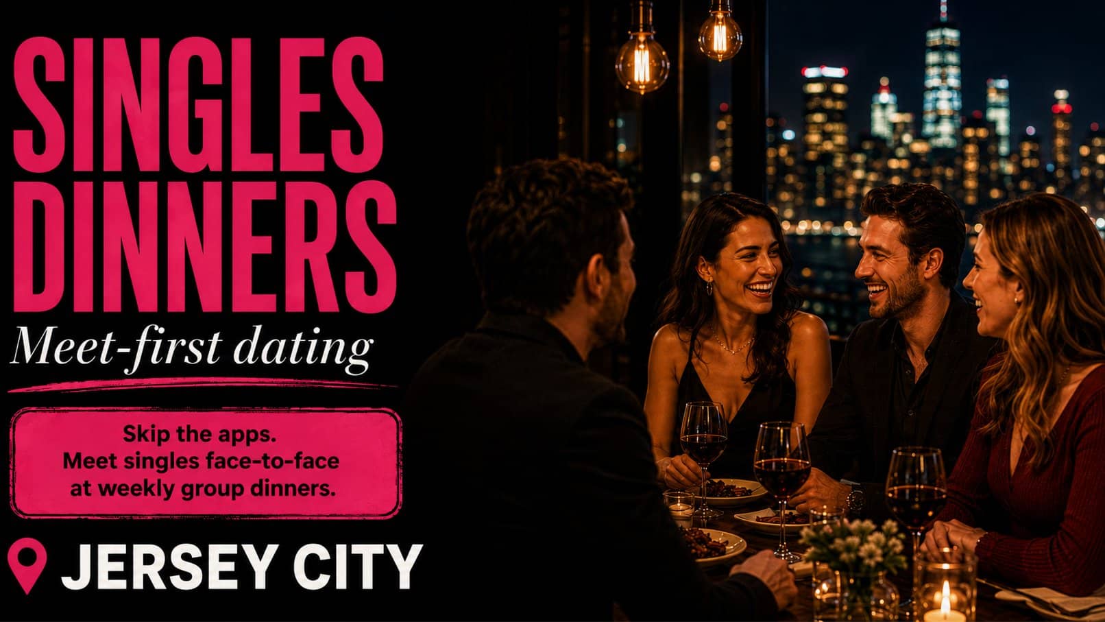 Singles Dinner [RSVP on LetsBunch.com Required]
