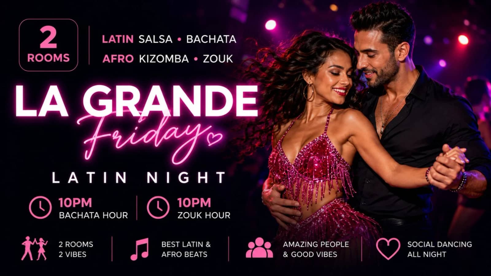 La Grande Latin Social Dancing Night & Party