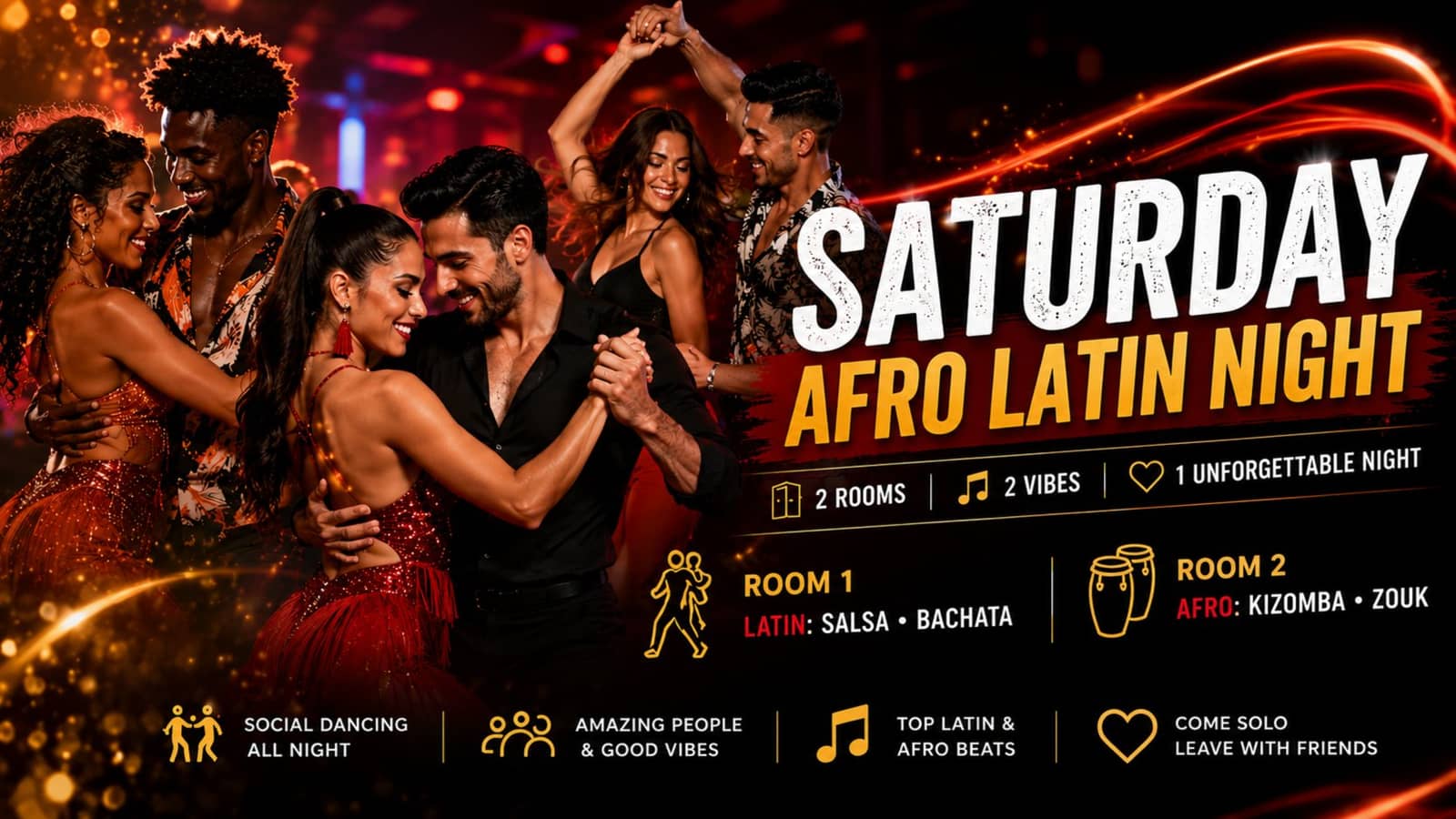 Afro Latin Social Dancing Night & Party