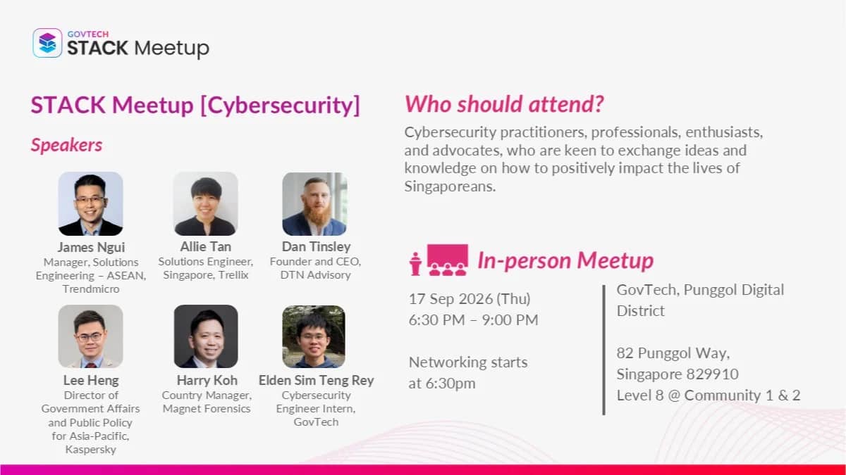 STACK Meetup [Cybersecurity], (17 Sep 2026)