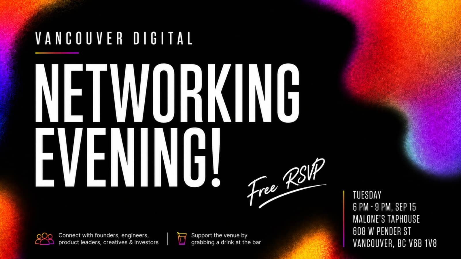🚀 Vancouver Digital Networking Evening – September 15