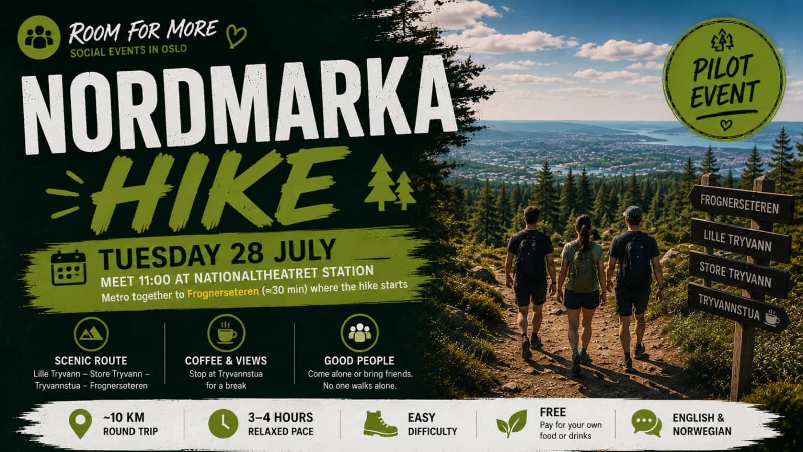 Room for More Nordmarka Hike