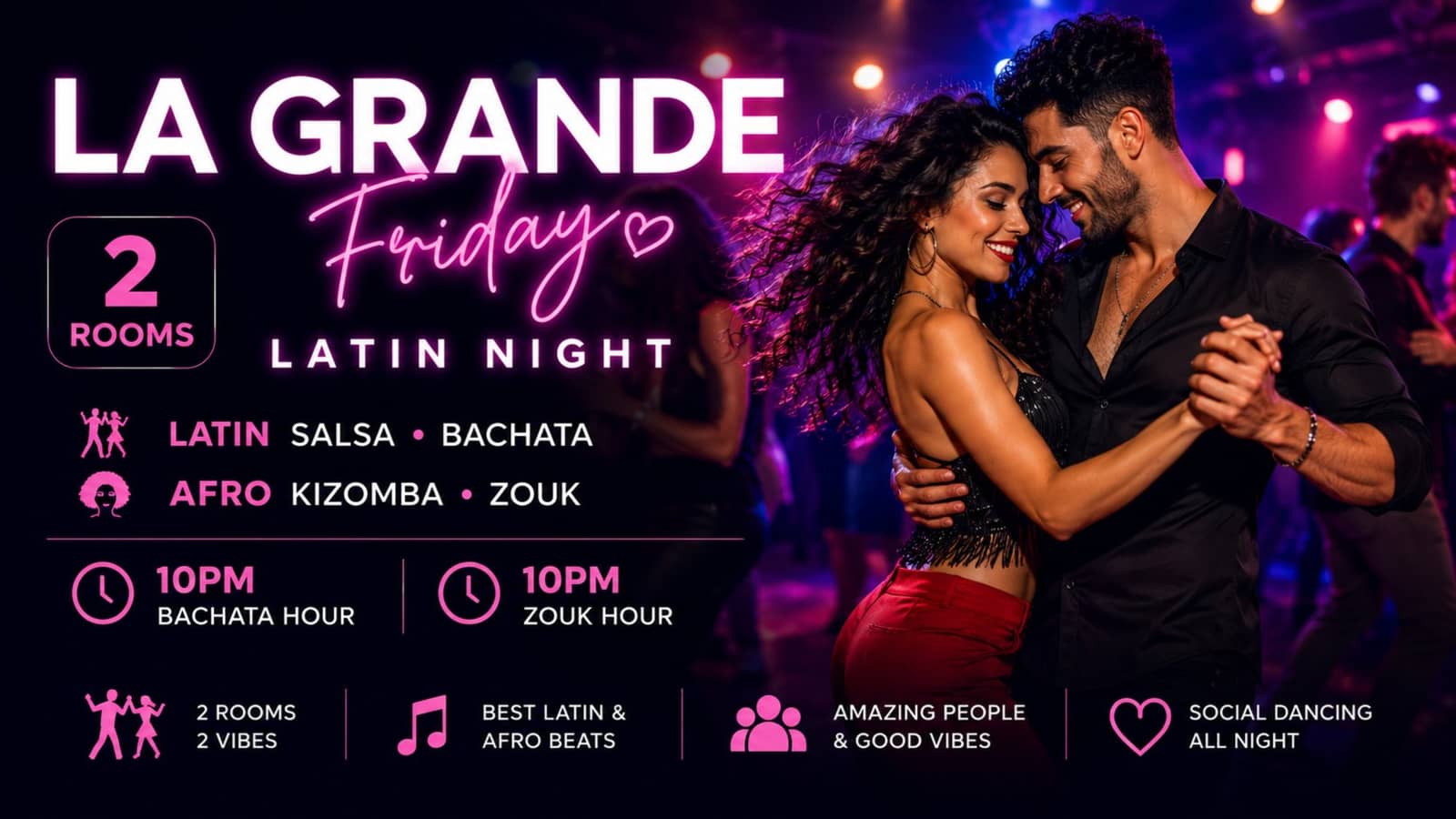 La Grande Latin Social Dancing Night & Party