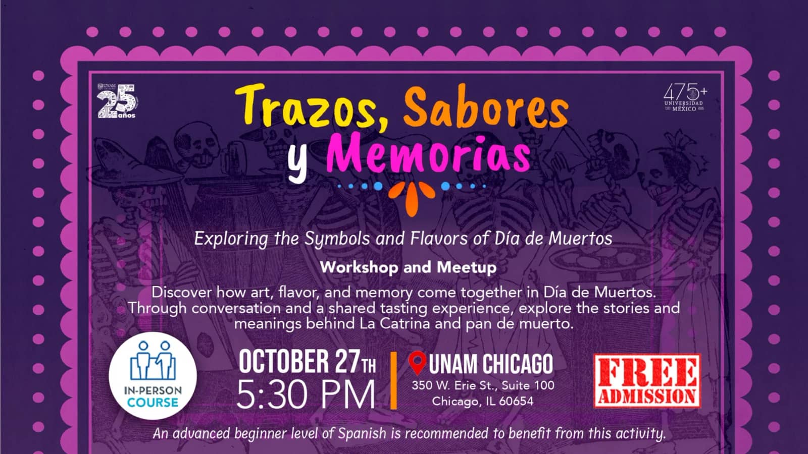 WORKSHOP & MEETUP "Trazos, Sabores  y Memorias"