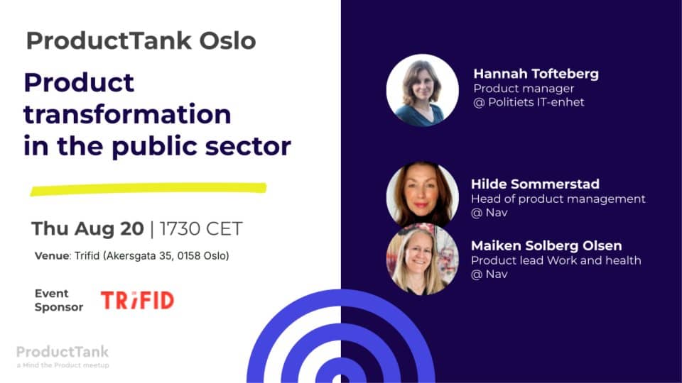 Product transformation in the public sector