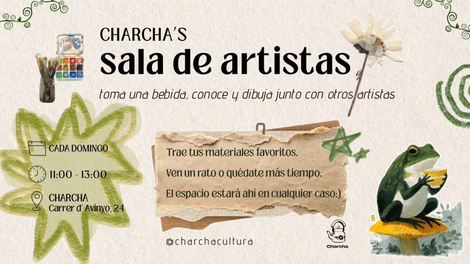 Sala de Artistas - Drawing Meetup - (Domingo/Sunday)