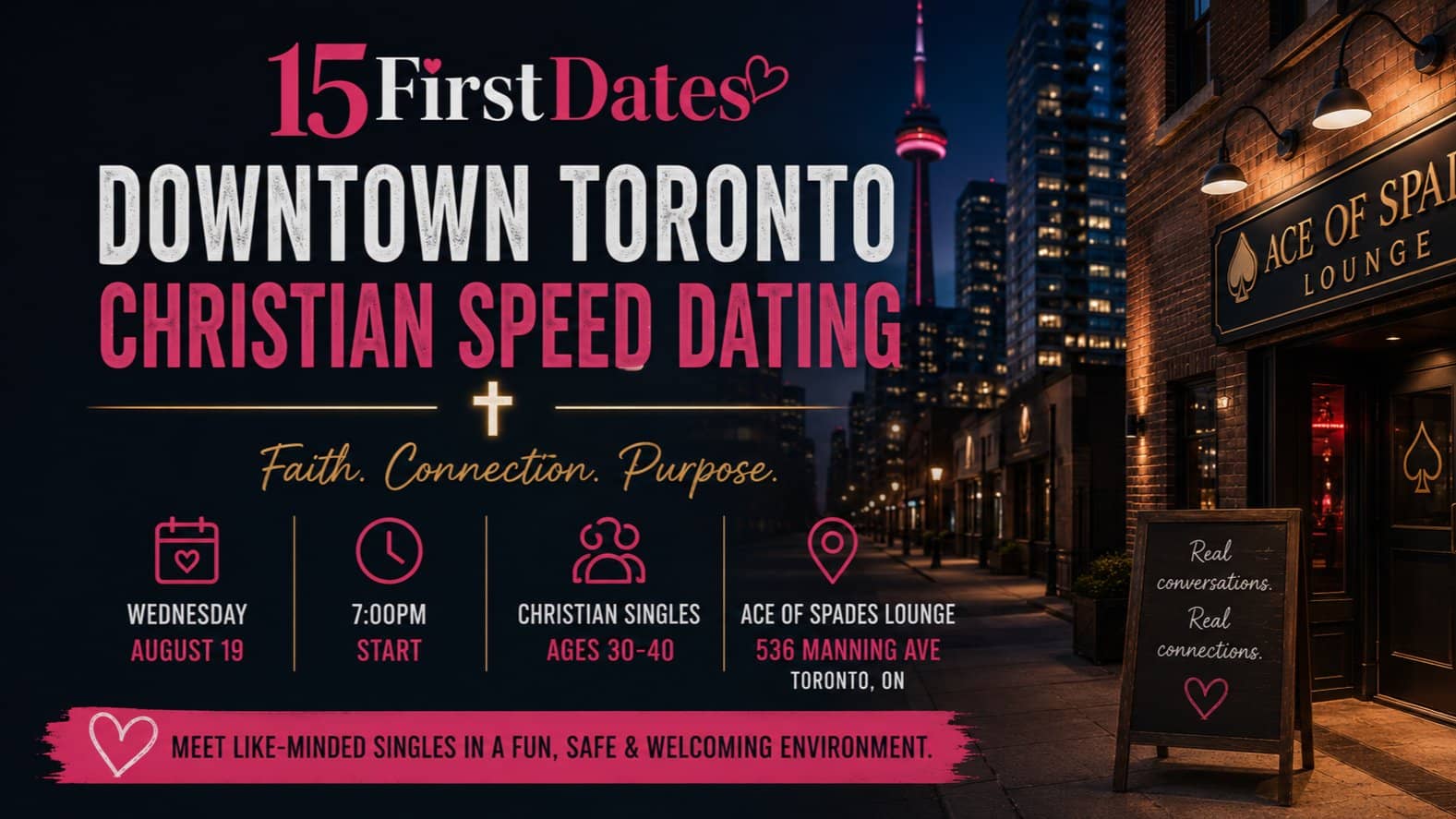 Downtown Toronto Christian Speed Dating (Ages 30-40)