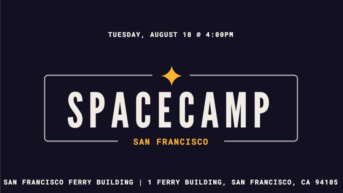 AI/ML Workshop: Space Camp San Francisco