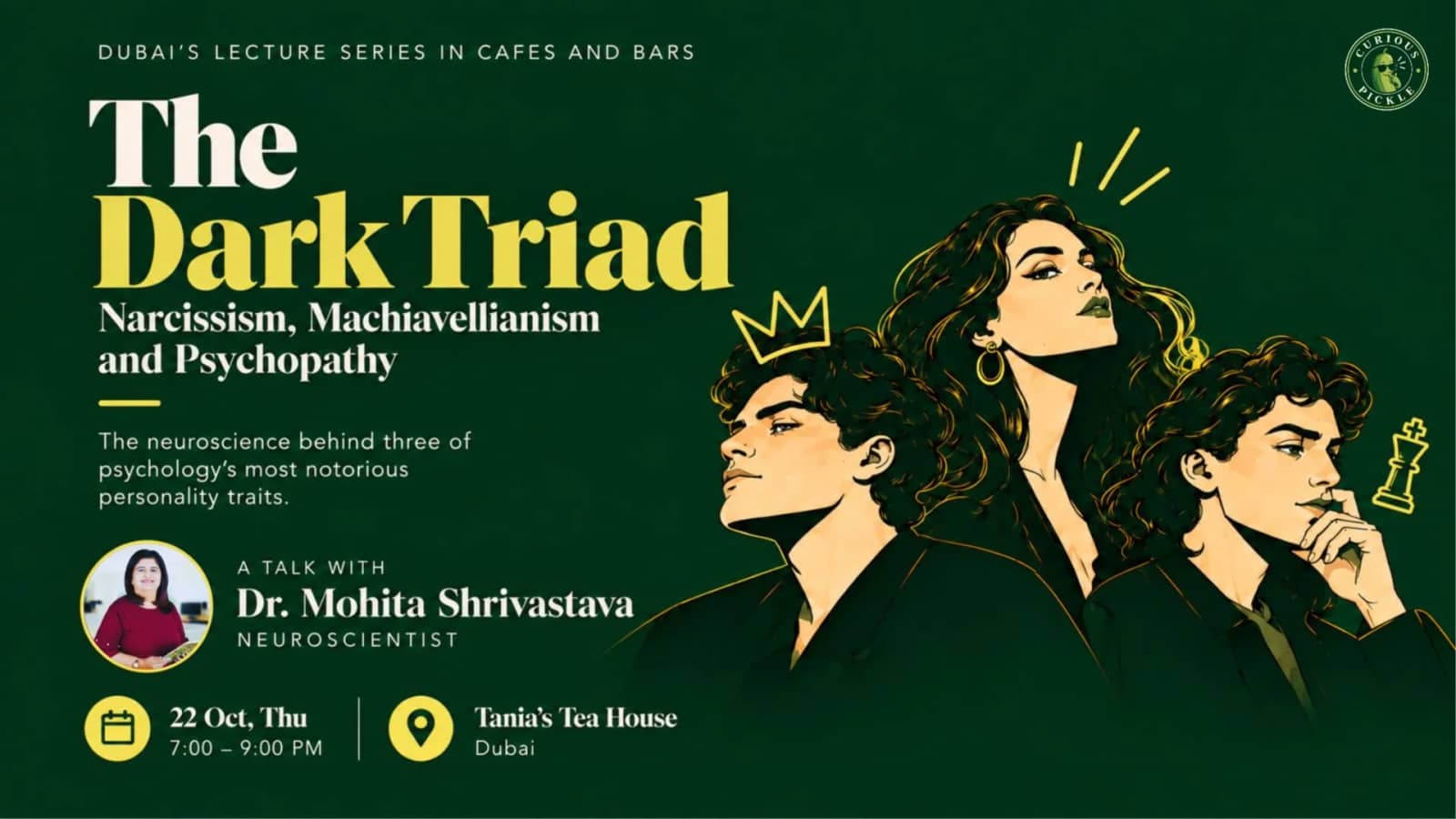 The Dark Triad (#Lecture 01) | Dubai's Lecture Series in Bar and cafes