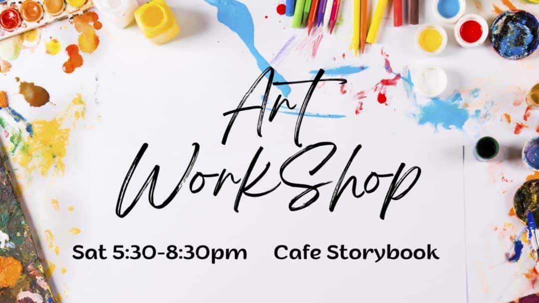 Draw, Doodle, and Connect! ~ Relax and Create ~ Storybook Café in Umeda, Osaka