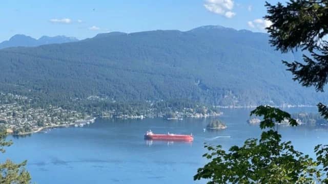 Walk in Burnaby Mountain Park - SFU campus