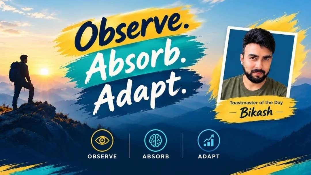 Observe. Absorb. Adapt. — Speak, Learn & Grow ⭐