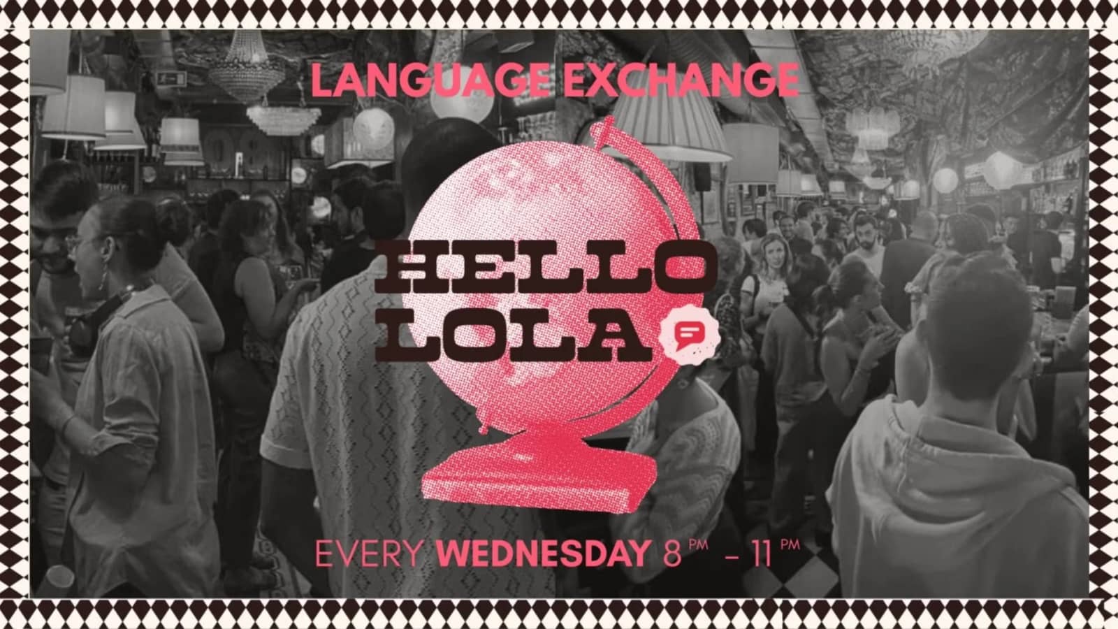 Language exchange · Intercambio de idiomas · Hello Lola!