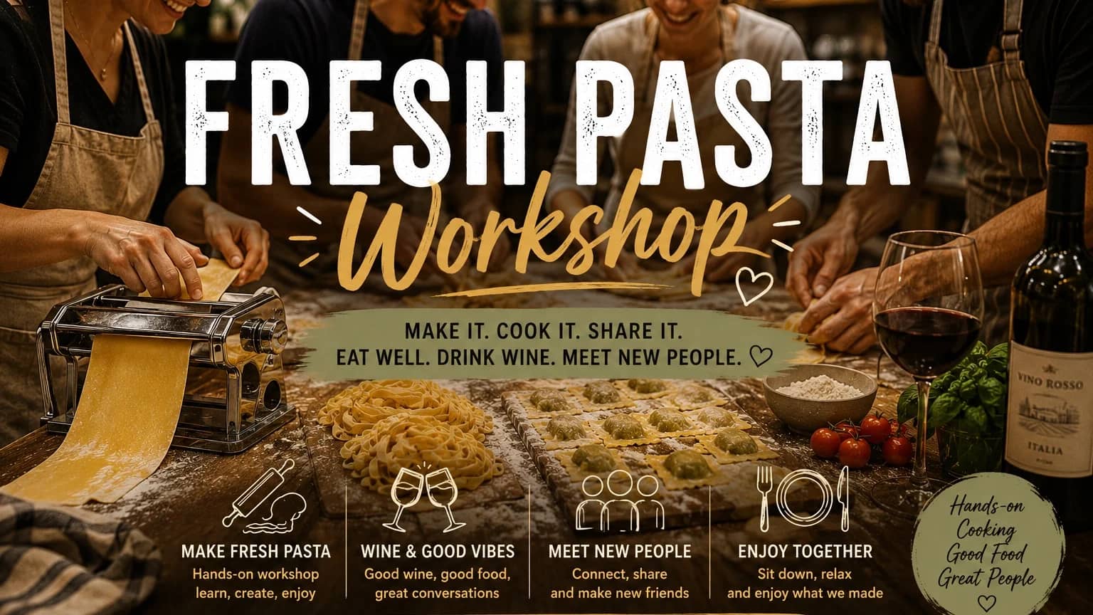Let’s make fresh Pasta