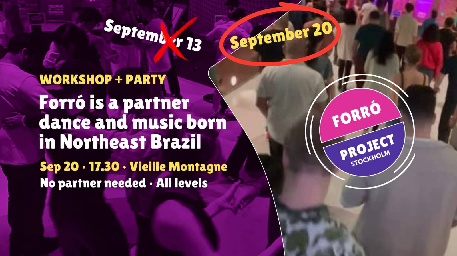 Brazilian Forró Dance Party (& workshop) in Stockholm