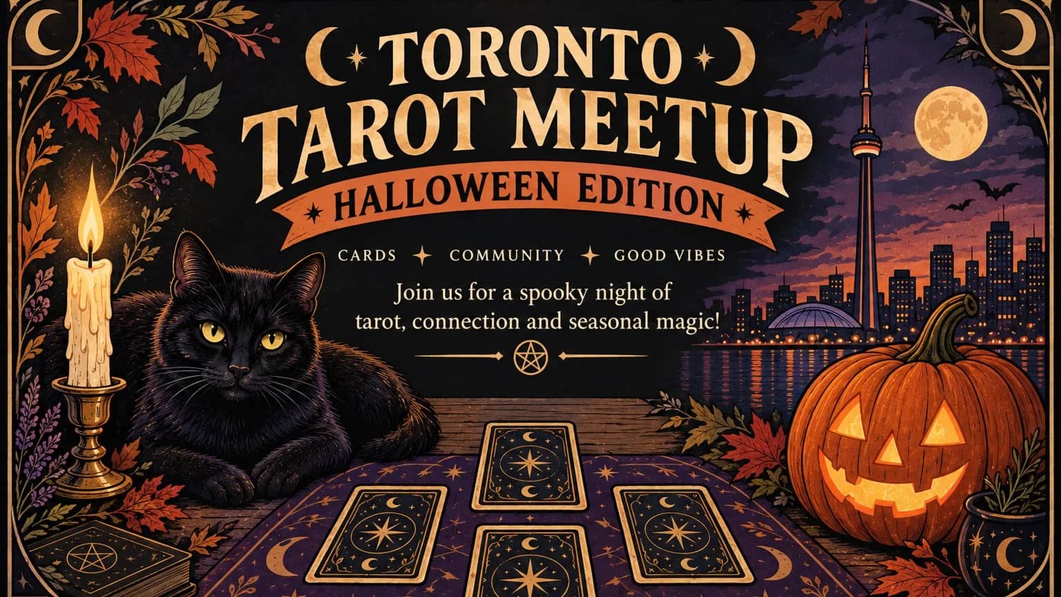 Toronto Tarot Meetup Halloween Edition 🎃