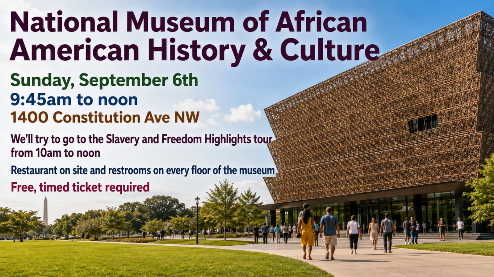 National Museum of African American History & Culture! 🌍⛓️‍💥