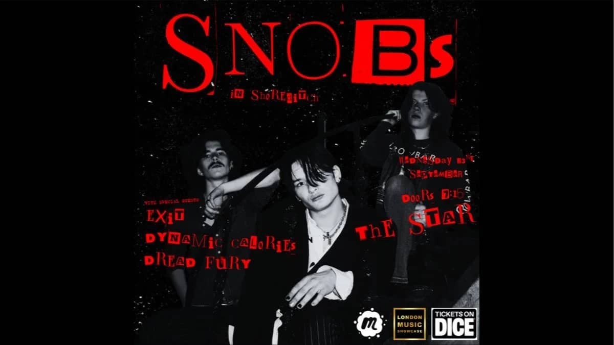 Gigs and Drinks 😄🍻: @The Star in Shoreditch - SNOBS (Ticketed)