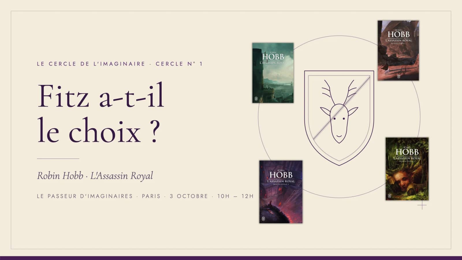 Le Cercle de l'Imaginiare - Fitz a-t-il le choix ? L'Assassin Royal