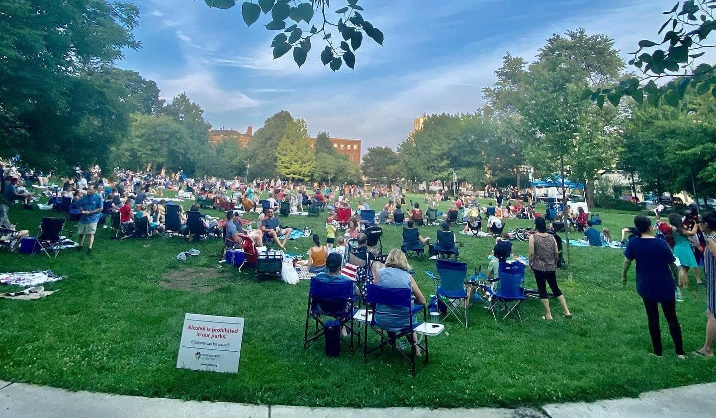 Sunday Evening Concert in the Park - Oak Park's Much Smaller Version of Ravinia!