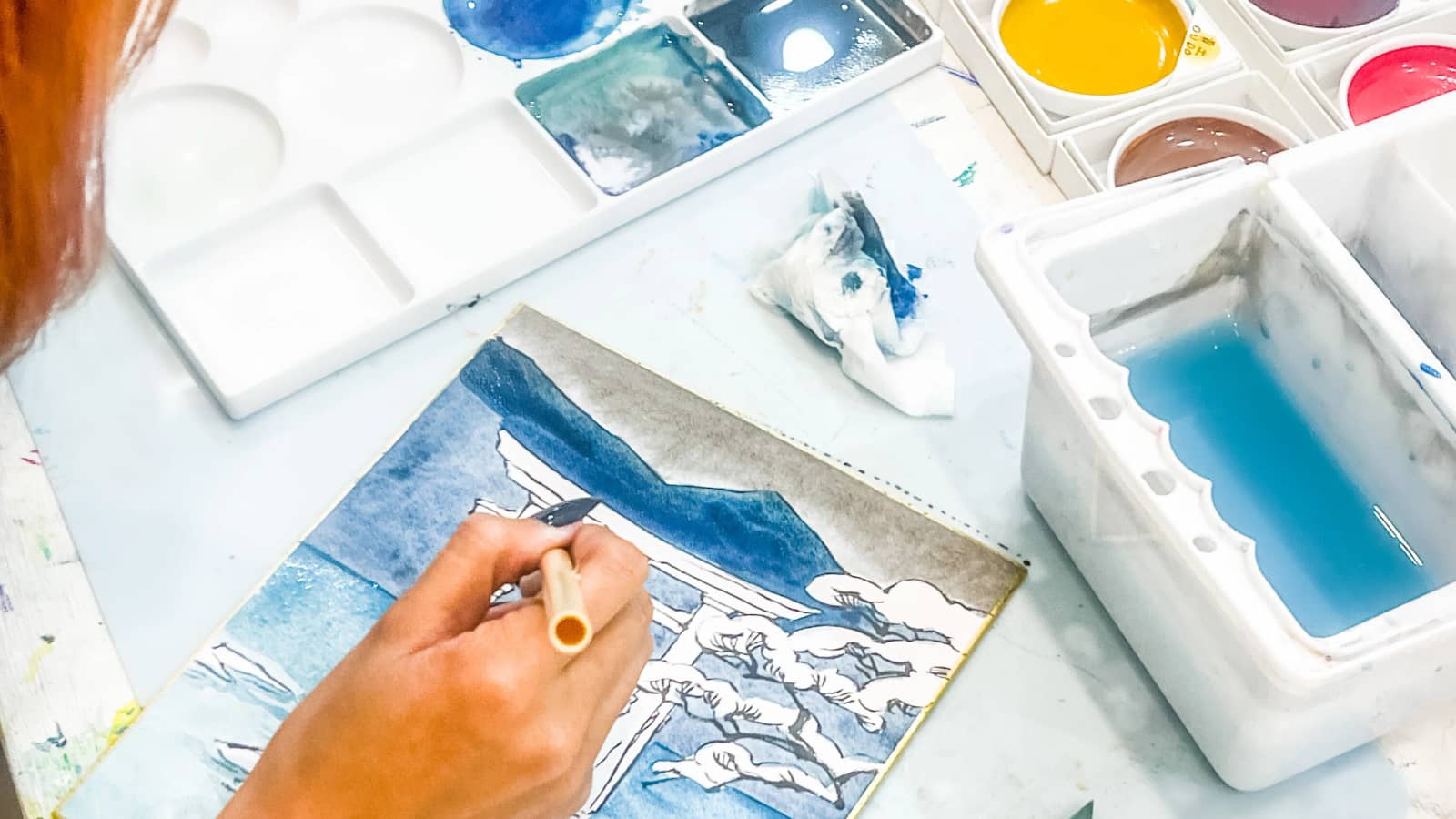 Japanese Painting Lab 日本画実験室 #01