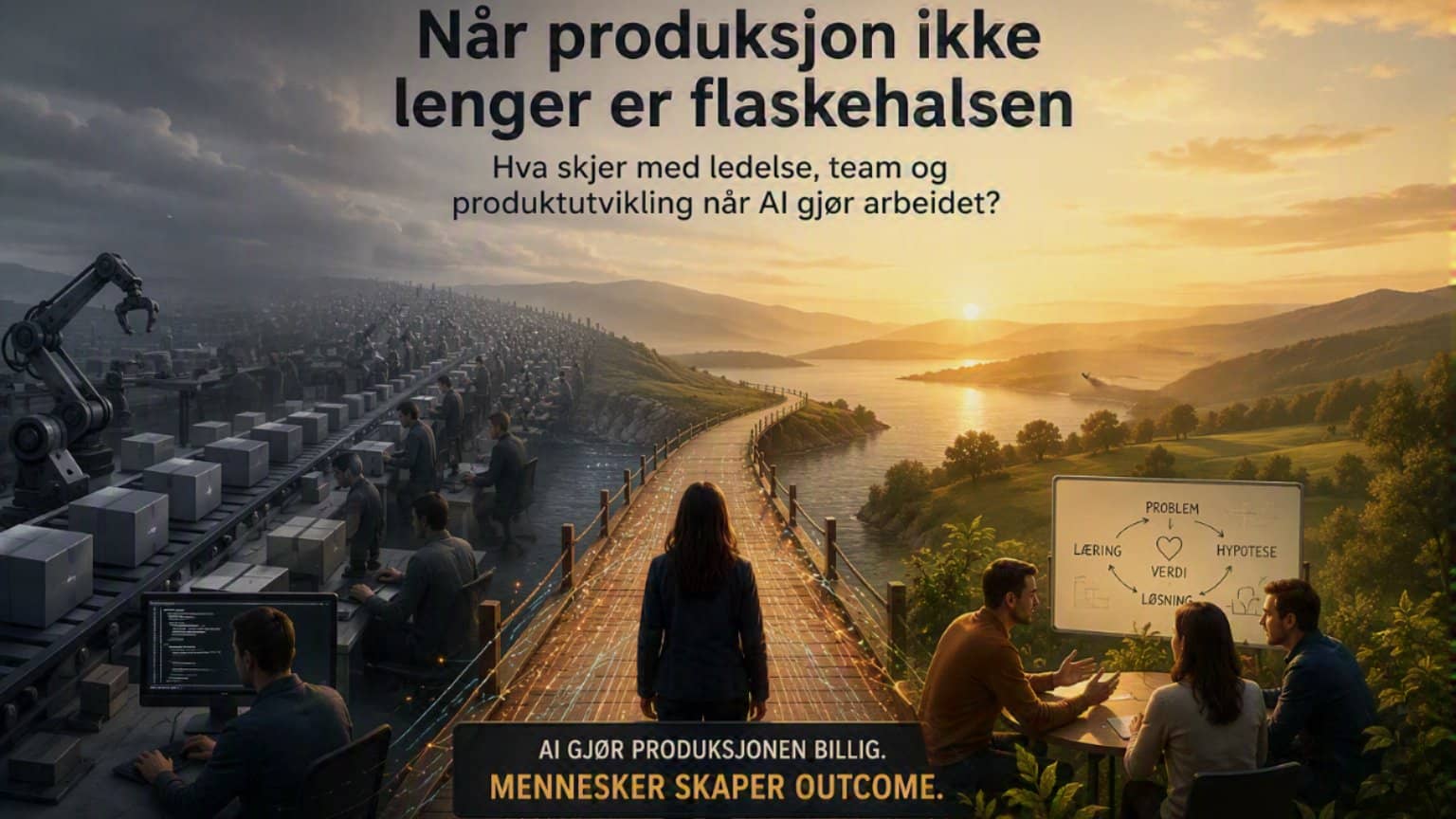Når produksjon ikke lenger er flaskehalsen