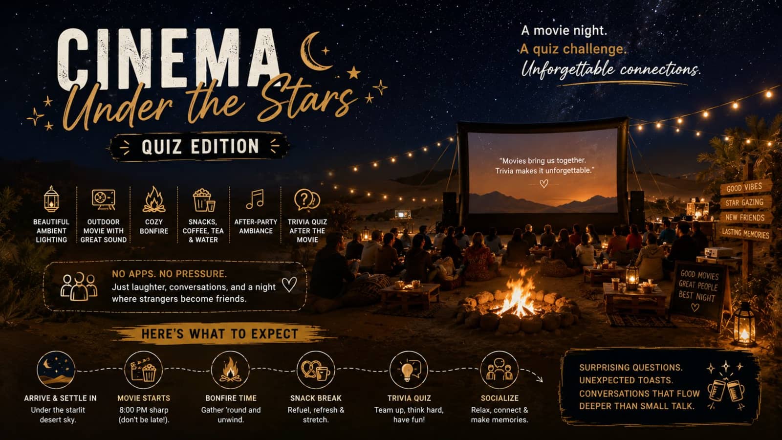📽️ Cinema Under the Stars: Quiz Edition ✨