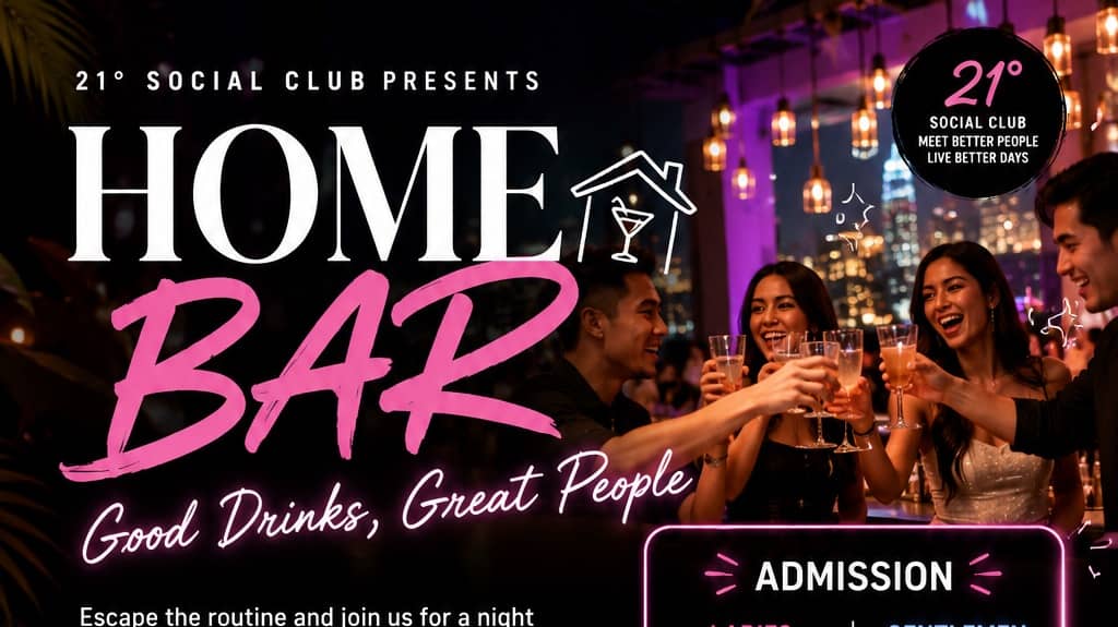 homebar drink social night