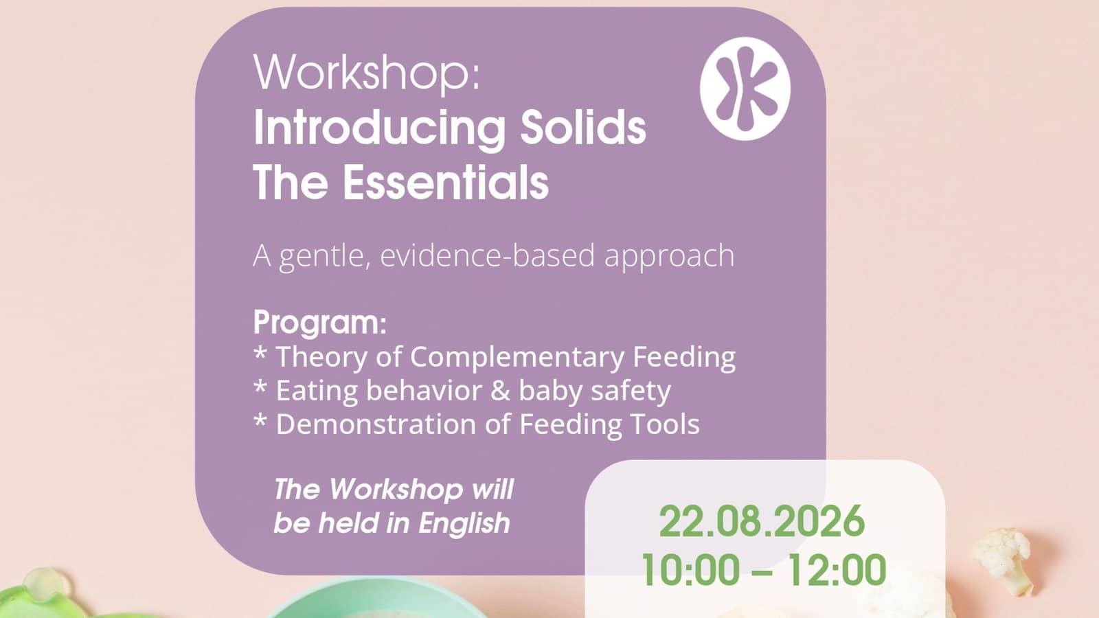 Workshop "Introducing Solids - The Essentials"