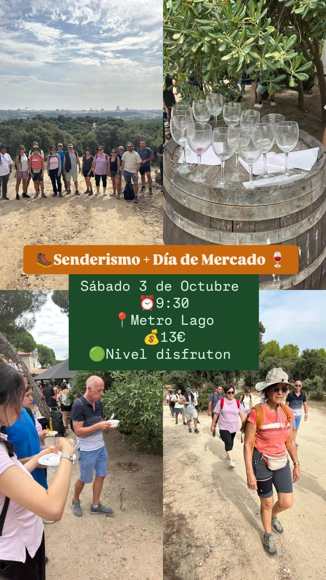 03/10 Senderismo con Sabor: Naturaleza + Vinos de Madrid 🥾🌳🍷