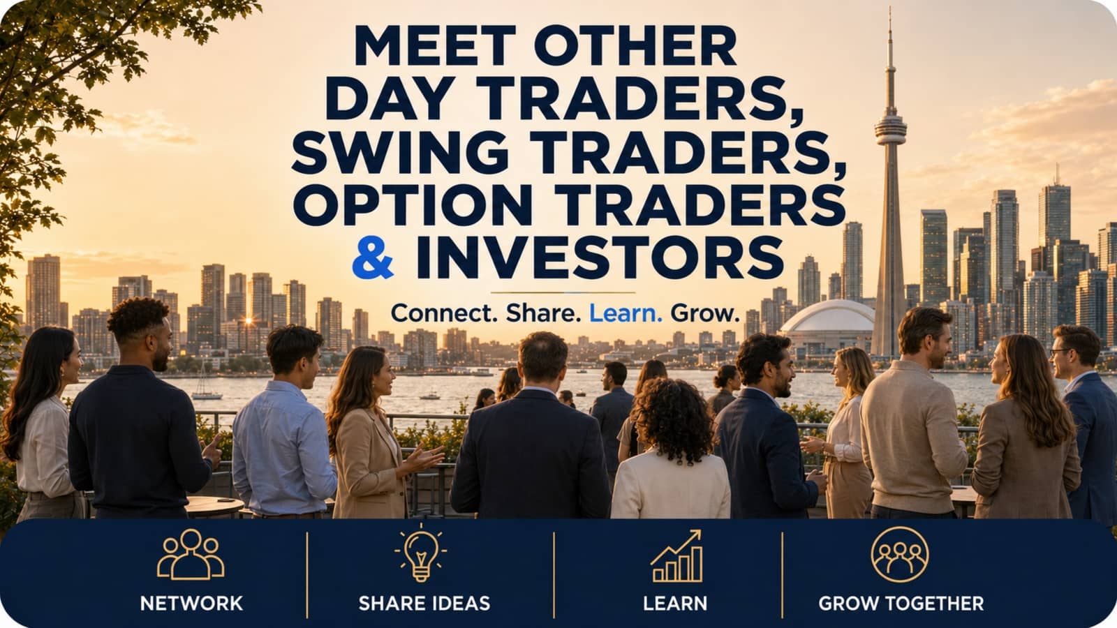 Meet other day traders, swing traders and investors (Downtown Toronto)