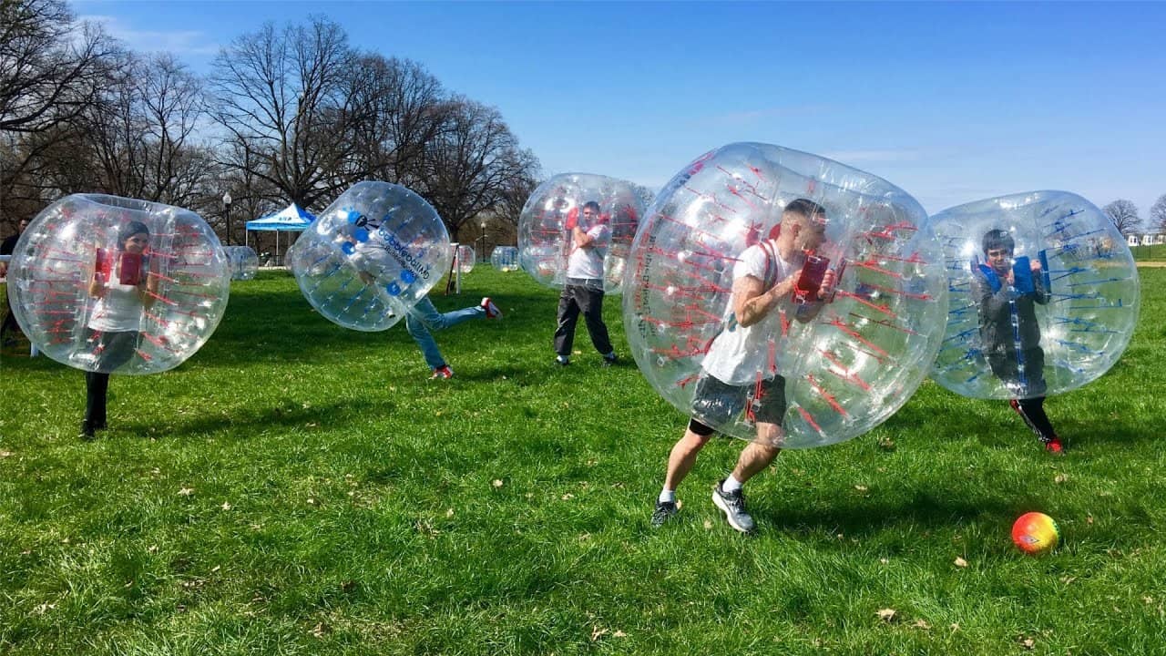 135) Let's Try Bubble Soccer! ⚽🥅🏆