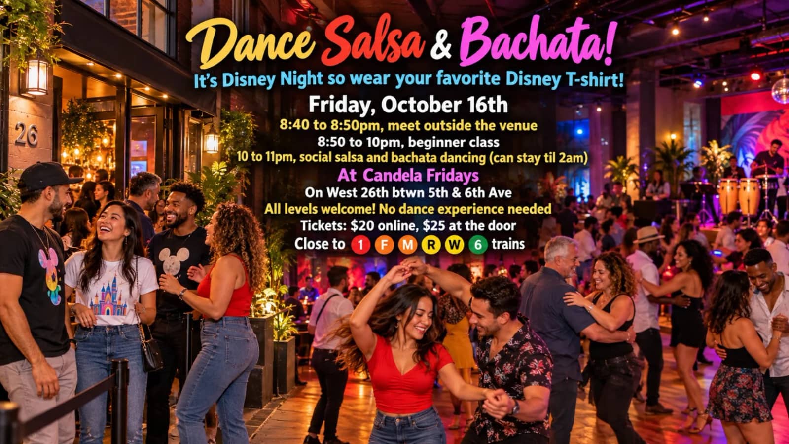 Let’s dance Salsa & Bachata! Disney Edition!