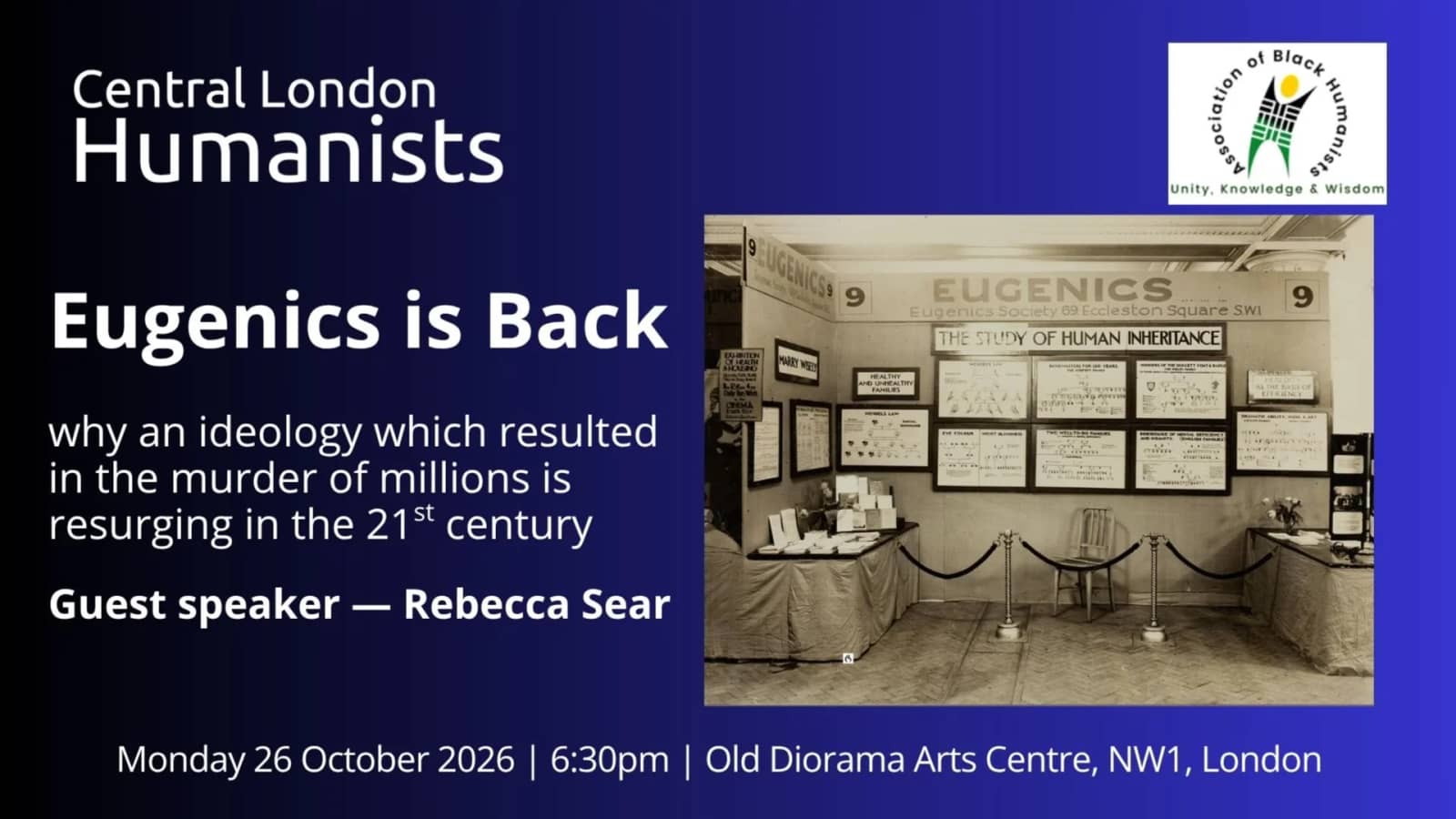 CLH Talk | Eugenics is back: why this murderous ideology is resurging