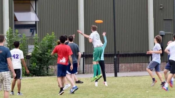 Ultimate Frisbee in *HAGGERSTON Park* on Saturday afternoons