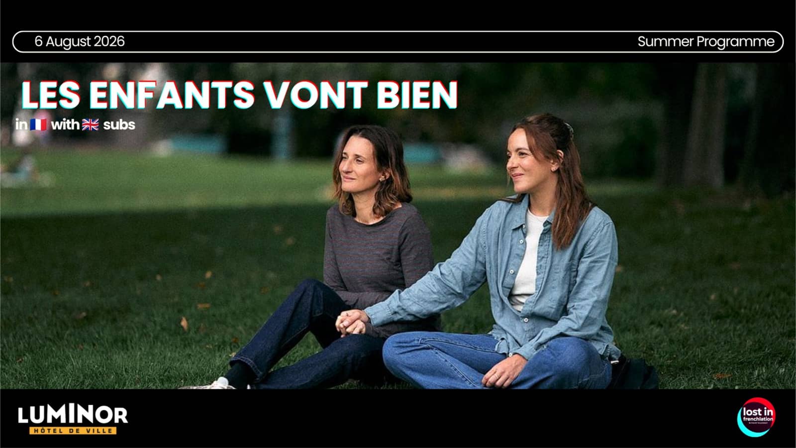 Drinks & Movie Night 🍿 Les Enfants Vont Bien