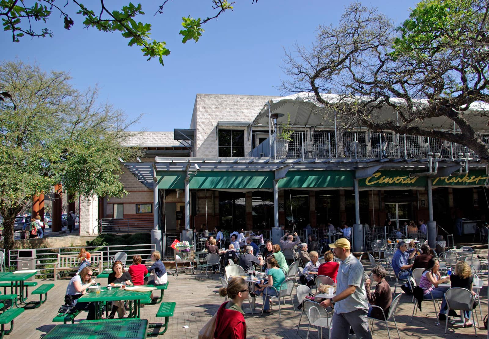 Cafe Drawing - Central Austin