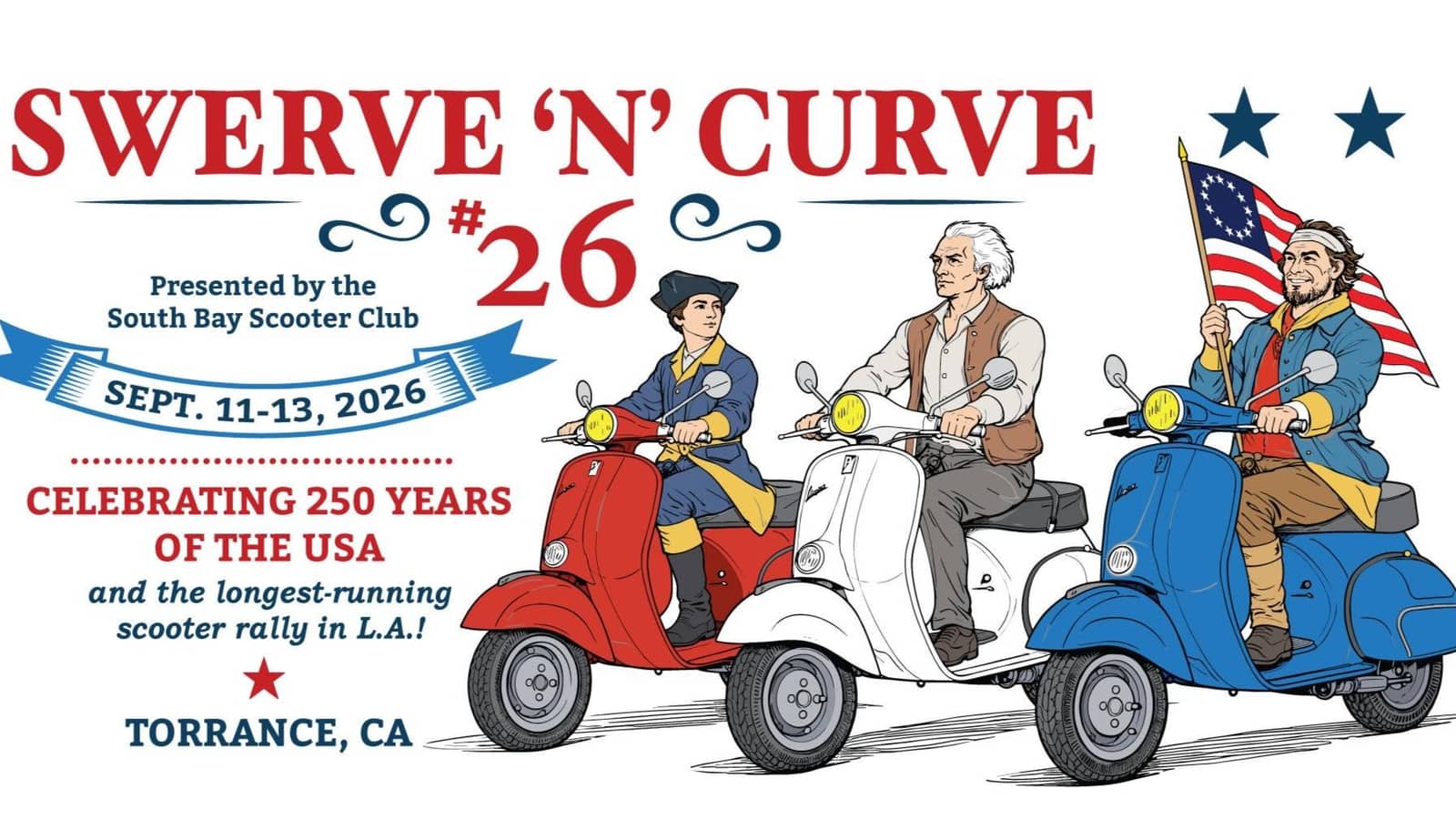 Swerve 'N' Curve #26 - SBSC Annual Scooter Rally! - ALL SCOOTERS (SATURDAY)