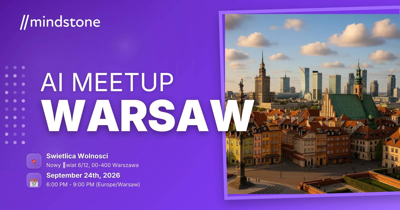 Mindstone Warsaw September AI Meetup