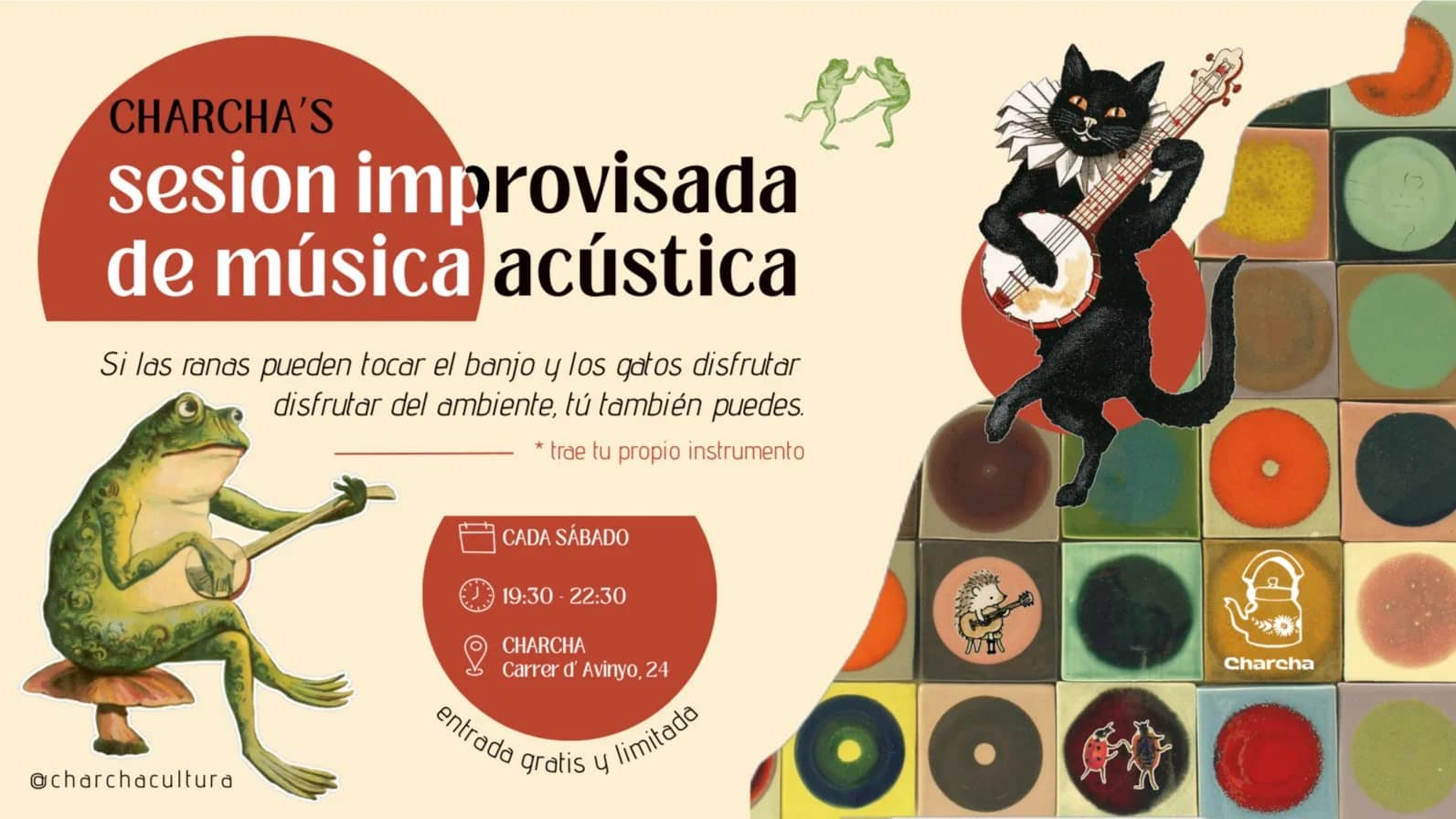 JAM sesión de musica acústica