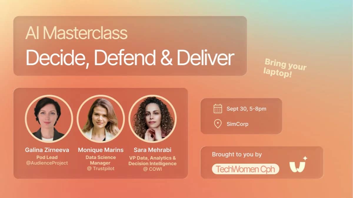 AI Masterclass - Decide, Defend & Deliver