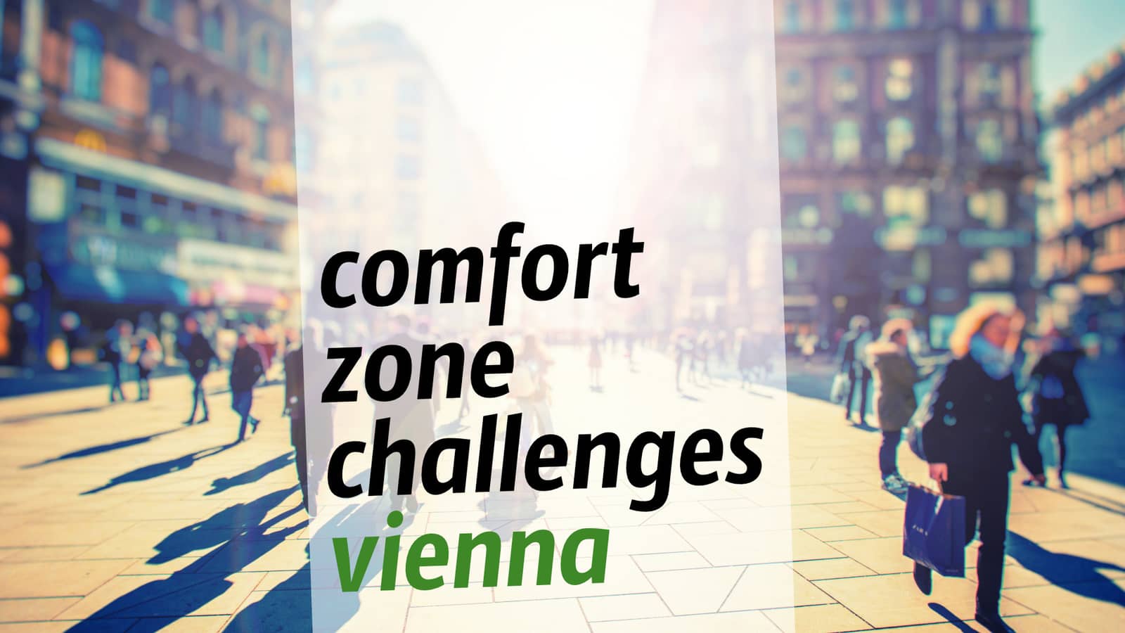 comfort zone challenges'vienna #77