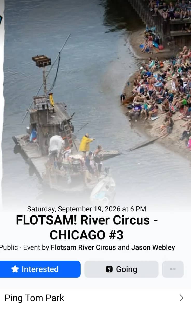 Water Taxi to Ping Tom Park and Flotsam! River Circus